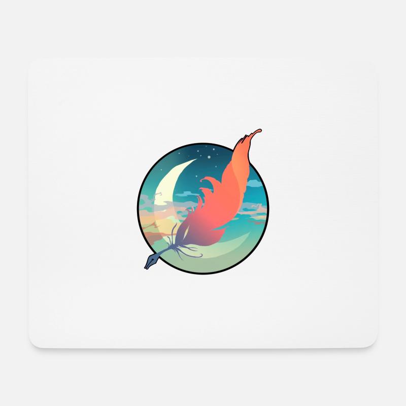 Dreamwriter - Mousepad (Querformat) - Weiß