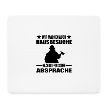 Feuerwehr - Mousepad (Querformat) - Weiß - Vorne