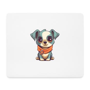 Cute Dog - Mouse Pad (horizontal) - white - Front