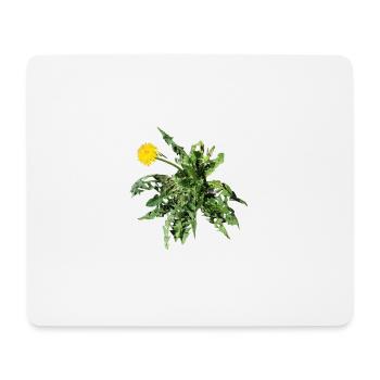 Löwenzahn - Mousepad (Querformat) - Weiß - Vorne