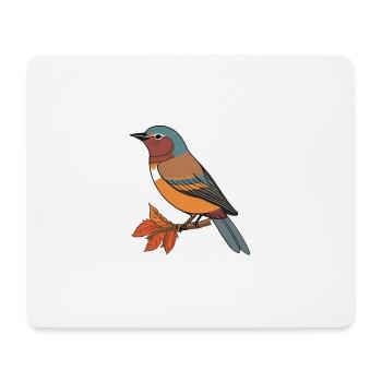 Oiseau fantastique - Tapis de souris (format paysage) - blanc - Devant
