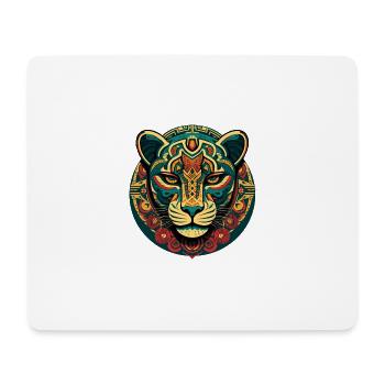 Jaguar mexicain - Tapis de souris (format paysage) - blanc - Devant
