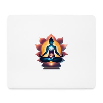 Yoga Chakra Om "Namastè", Gift for Friends - Mouse Pad (horizontal) - white - Front