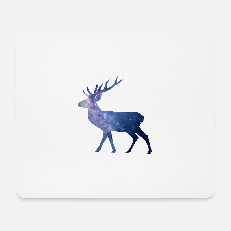 Deer Starlight - Mouse Pad (horizontal) - white
