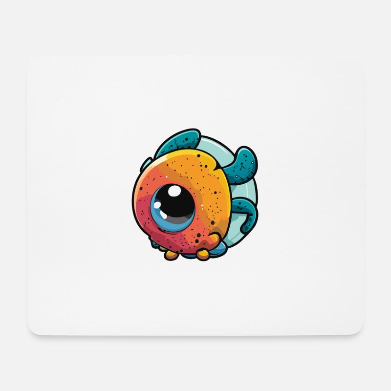 Neblig - Mousepad (Querformat) - Weiß