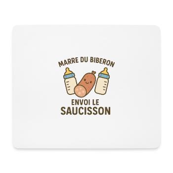 Design humoristique pour parents amateurs de bébé - Tapis de souris (format paysage) - blanc - Devant