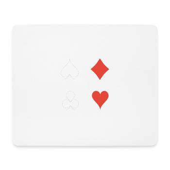 Jeux de cartes Wizard Poison - Tapis de souris (format paysage) - blanc - Devant