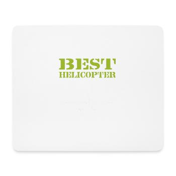 Hubschraubervater jemals Pilot Geschenk - Mousepad (Querformat) - Weiß - Vorne