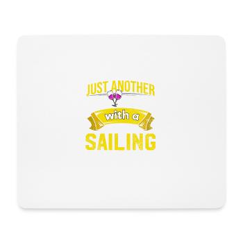 Wine drinkers with a sailing problem Wine lovers Funny people - Mouse Pad (horizontal) - white - Front