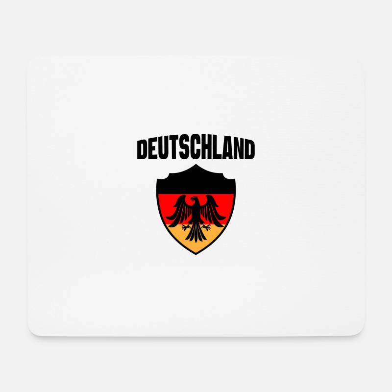 Deutschland - Mousepad (Querformat) - Weiß