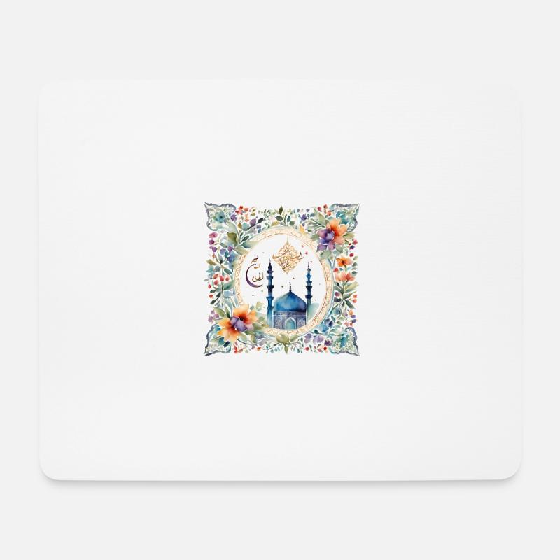 Ramadan Islam Design Mubarak - Mousepad (Querformat) - Weiß