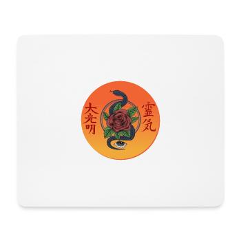 Snake Eye - Mousepad (Querformat) - Weiß - Vorne