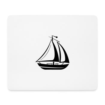 Sailing ship - Mouse Pad (horizontal) - white - Front
