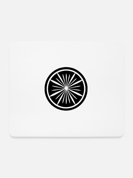 Zitrone - Mousepad (Querformat) - Weiß