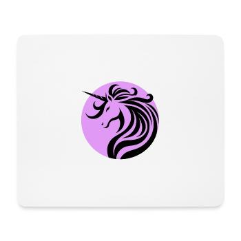 Einhornsegen Lavendel - Mousepad (Querformat) - Weiß - Vorne