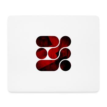 OCHOOO - Dark Red - Mouse Pad (horizontal) - white - Front