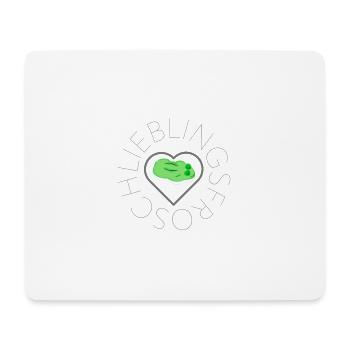 Lieblingsfrosch - Mousepad (Querformat) - Weiß - Vorne