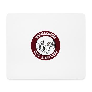 Gute Besserung Uhrmacherin Alles Gute Gesundheit - Mousepad (Querformat) - Weiß - Vorne