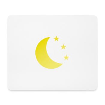 moon - Mouse Pad (horizontal) - white - Front