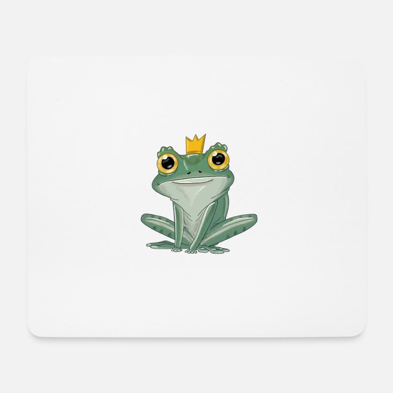 Froschprinzchen - Mousepad (Querformat) - Weiß