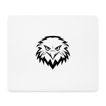 Adler - Mousepad (Querformat) - Weiß - Vorne