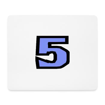 5. 5 YEARS. 5th ANNIVERSARY. 5 YEAR ANNIVERSARY. 5. - Mouse Pad (horizontal) - white - Front