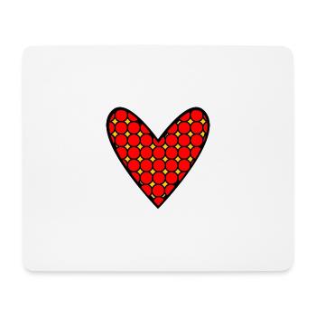 LIEBE. PAAR. ICH HABE GERADE GEHEIRATET. Junggesellinnenabschied. VALENTINSTAG. - Mousepad (Querformat) - Weiß - Vorne