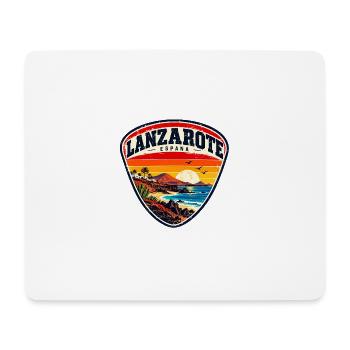 Lanzarote - Islas Canarias - Kanaren - Spanien - Mousepad (Querformat) - Weiß - Vorne