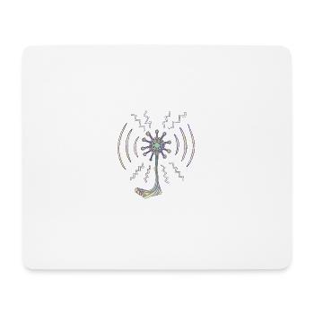 Foot Radio - Mouse Pad (horizontal) - white - Front