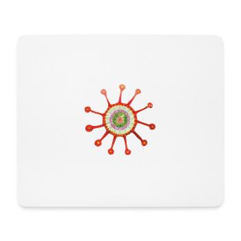 Mandala flower 3 - Mouse Pad (horizontal) - white - Front
