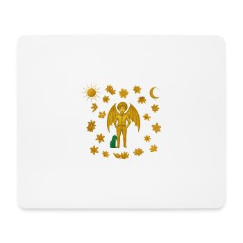 Little Vampire Demon Summer Edition Sun and Moon - Mouse Pad (horizontal) - white - Front