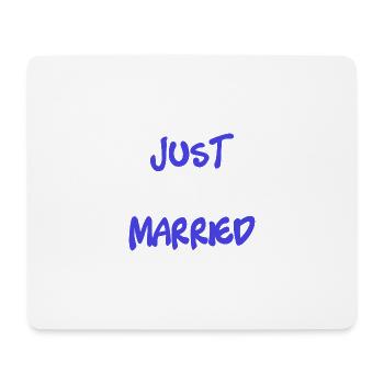 ICH HABE GERADE GEHEIRATET. Junggesellinnenabschied. VALENTINSTAG. PAAR. HERZ - Mousepad (Querformat) - Weiß - Vorne