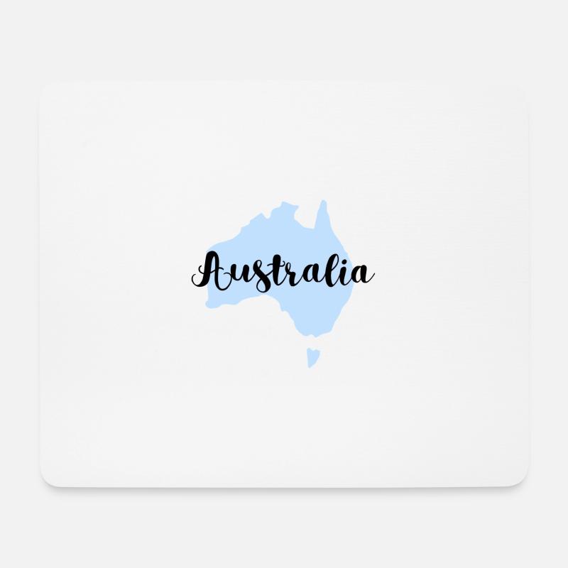 Australien - Mousepad (Querformat) - Weiß
