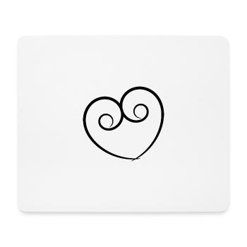 VALENTINSTAG. Junggesellinnenabschied. ICH LIEBE DICH. ICH LIEBE DICH. LIEBE - Mousepad (Querformat) - Weiß - Vorne
