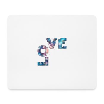 LOVE - Tapis de souris (format paysage) - blanc - Devant