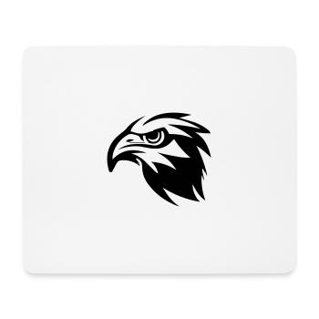 Adler - Mousepad (Querformat) - Weiß - Vorne