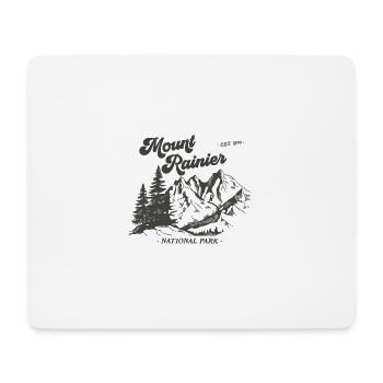 Mount Rainier Nationla Park Washington Berge - Mousepad (Querformat) - Weiß - Vorne