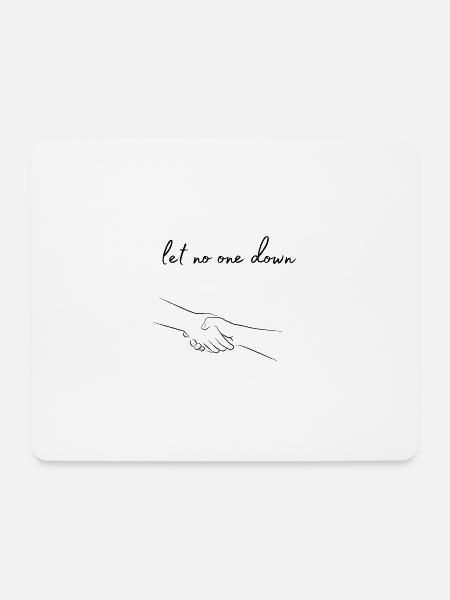 Help everyone - Mousepad (Querformat) - Weiß