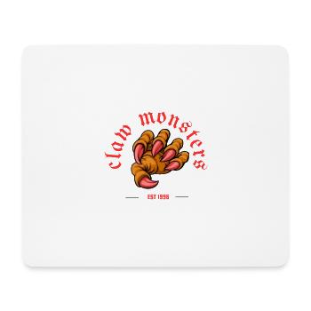 claw monsters - Mousepad (Querformat) - Weiß - Vorne
