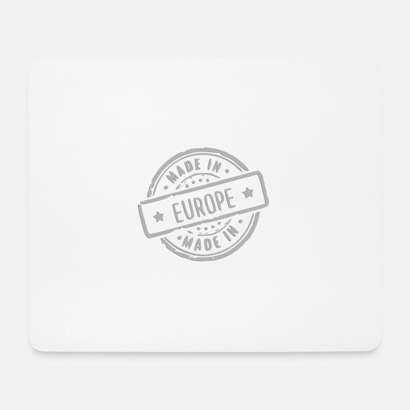 Europa - Mousepad (Querformat) - Weiß