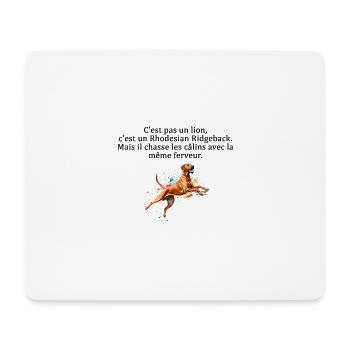 chasseur de calin - Tapis de souris (format paysage) - blanc - Devant