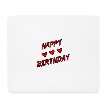 ALLES GUTE ZUM GEBURTSTAG!. ALLES GUTE ZUM GEBURTSTAG!. JAHRESTAG. - Mousepad (Querformat) - Weiß - Vorne