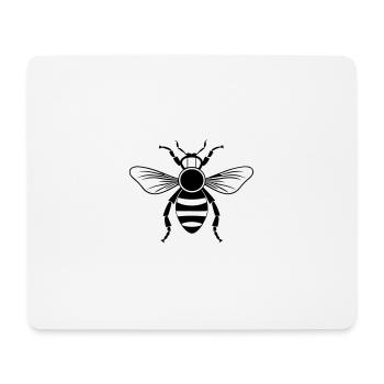 Bee - Mouse Pad (horizontal) - white - Front