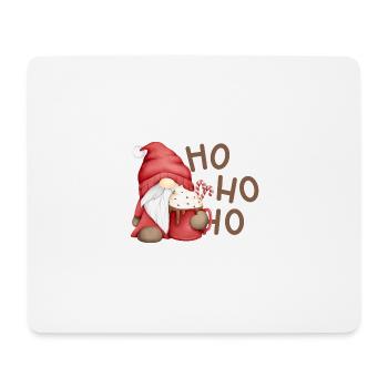 Weihnachtswichtel mit Schokotasse - Mousepad (Querformat) - Weiß - Vorne