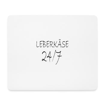 Leberkäse - Mousepad (Querformat) - Weiß - Vorne