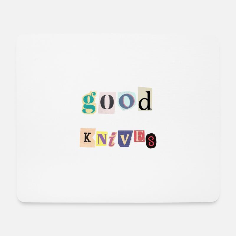 GOODKNVS - Mousepad (Querformat) - Weiß