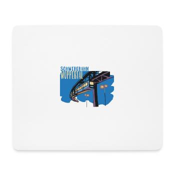 Neue Schwebebahn aus Wuppertal - Mousepad (Querformat) - Weiß - Vorne