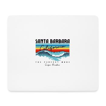 Santa Barbara California Sonnenuntergang Retro - Mousepad (Querformat) - Weiß - Vorne