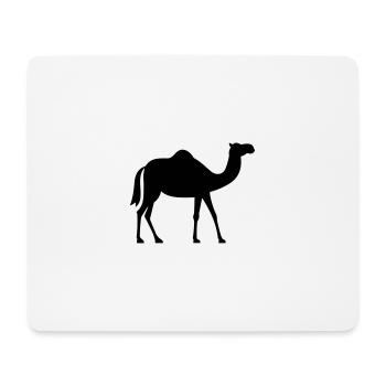 Chameau - Tapis de souris (format paysage) - blanc - Devant