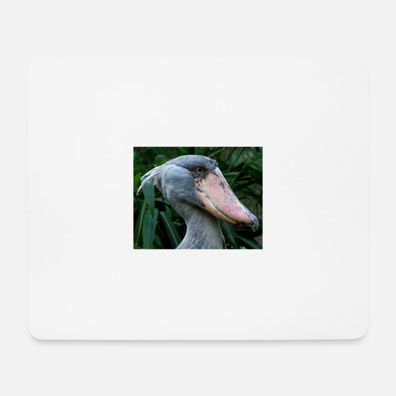 Schuhschnabelstorch - Mousepad (Querformat) - Weiß